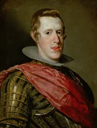 Porträt von Philipp IV. (1605-65) in Rüstung, 1628